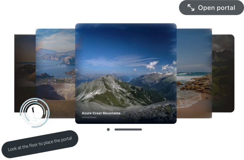 With the Apple Vision Pro you can explore the world of PortalGate